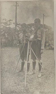 1st Port of Spain scouts with heliograph, Trinidad 1st Port of Spain scouts with heliograph, Trinidad
