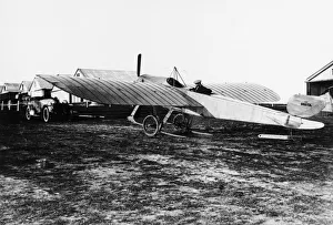 2-Seat Bristol Prier Monoplane Parked at the Bristol Fly?