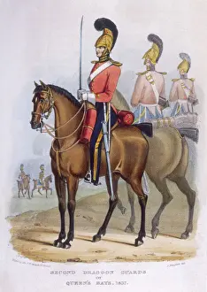 Historical Army Uniforms Prints: 2nd Dragoon Guards