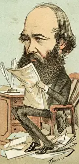 English Statesman History Prints: 3rd Marq / Salisbury / Faust