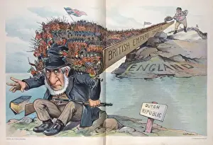 Late Victorian Era Cartoons Prints: Too much for him