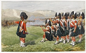 The 93rd Sutherland Highlanders at the Battle of Balaclava The 93rd Sutherland Highlanders at the Battle of Balaclava