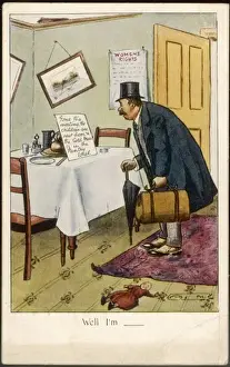Suffragette Art Prints: Abandoned Husband