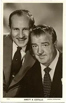Double Act Comedians Prints: Abbott and Costello