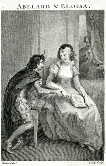 Medieval Romance Paintings Prints: Abelard / Heloise / Stothard