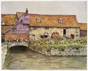 Oxfordshire Village Scene Prints: Abingdon / Mill / Menpes