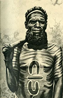Aboriginal medicine man of the Worgaia, Central Australia Aboriginal medicine man of the Worgaia, Central Australia