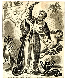 Abraham offering up Isaac for sacrifice Abraham offering up Isaac for sacrifice