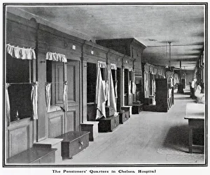 The accommodation of the Chelsea pensioners designed by Sir Christopher Wren The accommodation of the Chelsea pensioners designed by Sir Christopher Wren