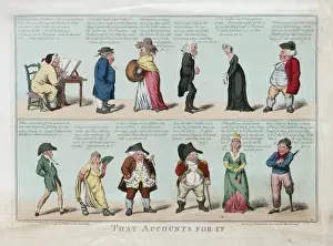 British Satirical Art Prints: That accounts for it