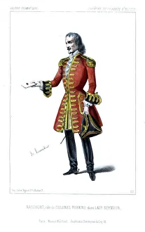 Achille Raucourt as Colonel Perkins in Lady Seymour, 1845 Achille Raucourt as Colonel Perkins in Lady Seymour, 1845