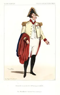 Achille Ricquier as the Duke of Popoli in La Sirene, 1844 Achille Ricquier as the Duke of Popoli in La Sirene, 1844