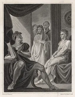 Ancient Greek Mythology Paintings Prints: Achilles & Delegates