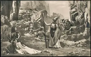 Theatres Prints: Bayreuth 1908 Act Two Print
