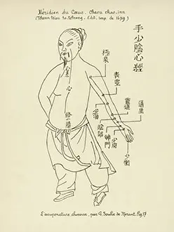 Acupuncture Print - The Meridian of the Heart