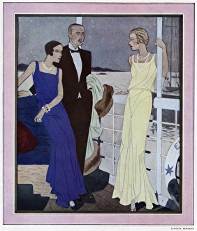 Advertisement for Augusta Bernard fashions Advertisement for Augusta Bernard fashions