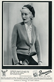 Advert for Braemar Scotlands finest knitwear 1935 Advert for Braemar Scotlands finest knitwear 1935