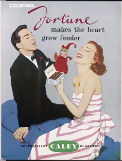 Caleys Chocs Print - Fortune Makes the Heart Grow Fonder