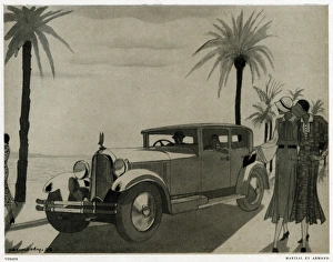 Advertisement for cars and fashions Advertisement for cars and fashions