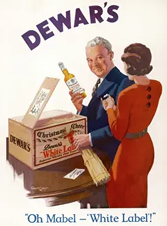 Dewars White Label Whisky Print