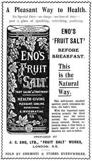 Enos Fruit Salt Advertisement Print 1913