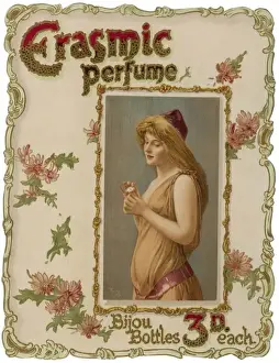 Vintage Perfume Advertising Prints: Advert / Erasmic Perfume