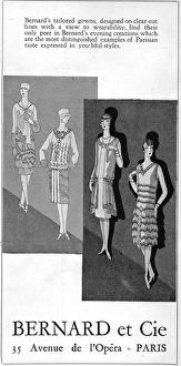 Advert for the fashion house of Bernard et Cie, Paris, 1926 Advert for the fashion house of Bernard et Cie, Paris, 1926