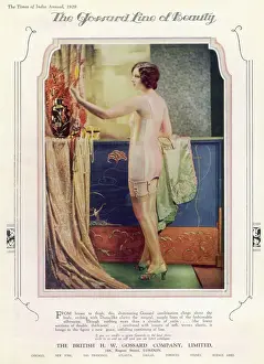 Vintage Underwear Prints: Advert / Gossard Corsets