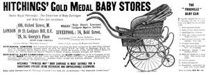 Advert for Hitchings gold medal prays 1898 Advert for Hitchings gold medal prays 1898