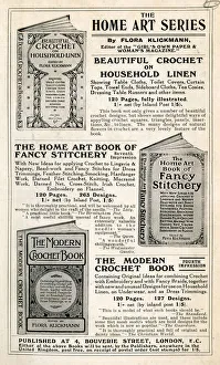 Advert for the Home Art Series of books Advert for the Home Art Series of books