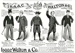 Advert for Isaac Walson school outfits 1897 Advert for Isaac Walson school outfits 1897