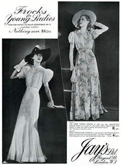 Advert for Jays frocks 1937 Advert for Jays frocks 1937