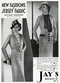Advert for Jays smart knitwear for women 1937 Advert for Jays smart knitwear for women 1937