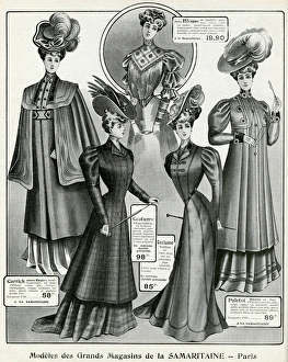 Advert for La Samaritaine womens clothing 1905 Advert for La Samaritaine womens clothing 1905