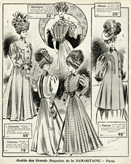 Advert for La Samaritaine womens clothing 1906 Advert for La Samaritaine womens clothing 1906