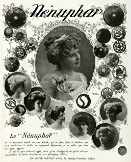 Advert Le Nenuphar, hair accessories 1909 Advert Le Nenuphar, hair accessories 1909