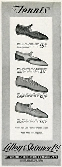 Advert for Lilley & Skinner tennis shoes 1928 Advert for Lilley & Skinner tennis shoes 1928