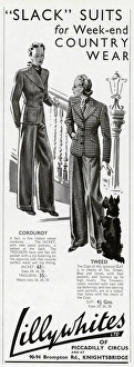 Advert for Lillywhites women in trousers 1938 Advert for Lillywhites women in trousers 1938
