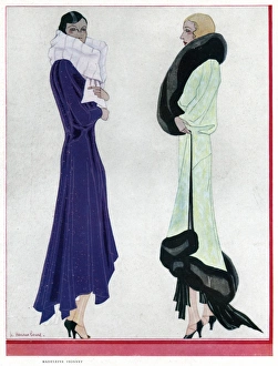 Advertisement for Madeleine Vionnet fashions Advertisement for Madeleine Vionnet fashions
