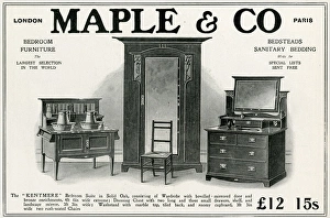 Advert for Maple & Co. bedroom furniture 1906 Advert for Maple & Co. bedroom furniture 1906