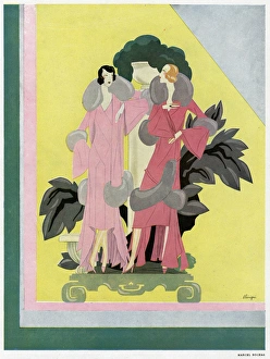 Advertisement for Marcel Rochas fashions Advertisement for Marcel Rochas fashions
