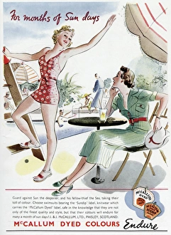 Advert for McMallum colour dyes 1937 Advert for McMallum colour dyes 1937