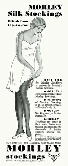 Advert for Morley silk stockings 1931 Advert for Morley silk stockings 1931