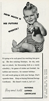 Advert for National Savings Certificates 1946 Advert for National Savings Certificates 1946