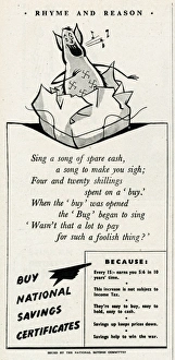 Advert from the National Savings Committee 1945 Advert from the National Savings Committee 1945