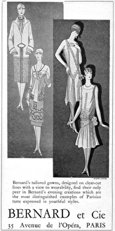 Advert for the Paris fashion house of Bernard et Cie, 1926 Advert for the Paris fashion house of Bernard et Cie, 1926