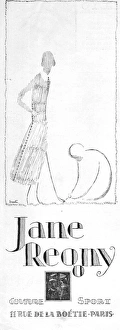 Advert for the Paris fashion house of Jane Regny, 1926 Advert for the Paris fashion house of Jane Regny, 1926