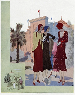 Advertisement for Paul Poiret fashions Advertisement for Paul Poiret fashions