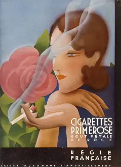 Antique Tobacco Advertising Prints: Advert / Primerose Cigs