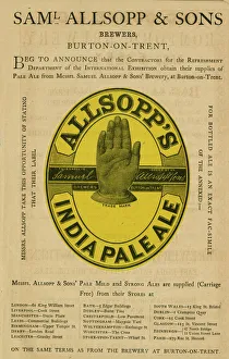 Advert, Samuel Allsopp & Sons IPA Advert, Samuel Allsopp & Sons IPA Advert, Samuel Allsopp & Sons IPA Advert, Samuel Allsopp & Sons IPA